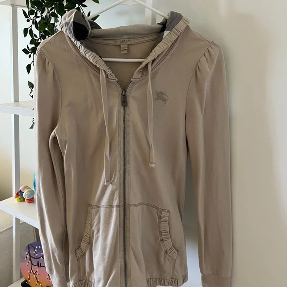 Burberry Beige Hooded Jacket - Picture 4 of 5